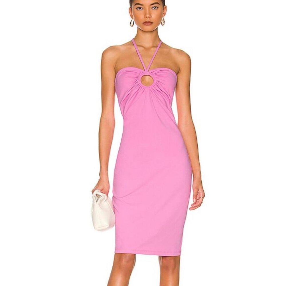 Susana Monaco Halter Midi Dress